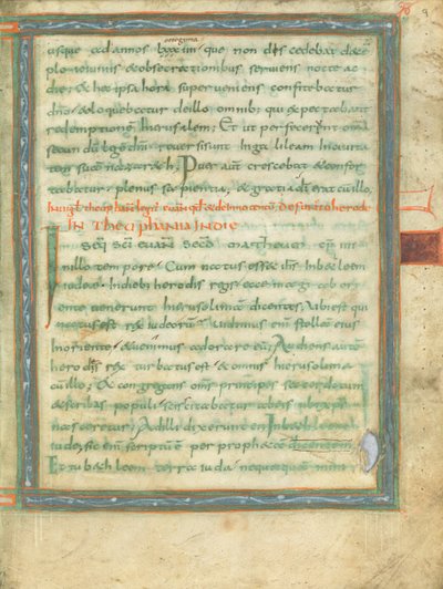 Díszített szöveges oldal alkotó: Unknown artist