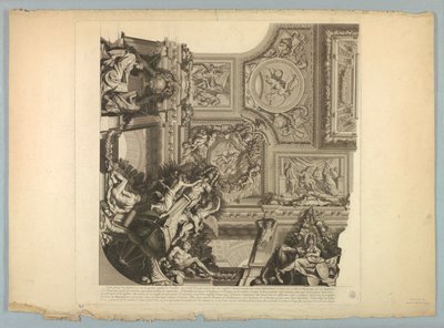 Lebrun és Mignard dekorációi a Versailles-i palotában alkotó: Unknown artist