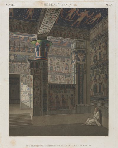 Egyiptom leírása: Théba. Memnonium, Vol. II, Pl. 37 alkotó: Unknown artist