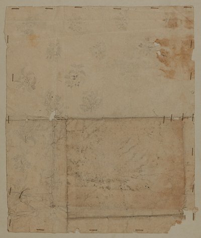 Tervrajz, 18. század vége alkotó: Unknown artist
