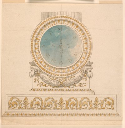 Tervezés egy óra számára alkotó: Unknown artist