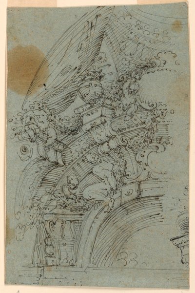 Tervezés kupolás mennyezethez alkotó: Unknown artist