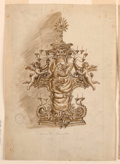 Tervezés Monstrance számára alkotó: Unknown artist