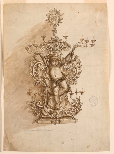 Tervezés Monstrance számára alkotó: Unknown artist