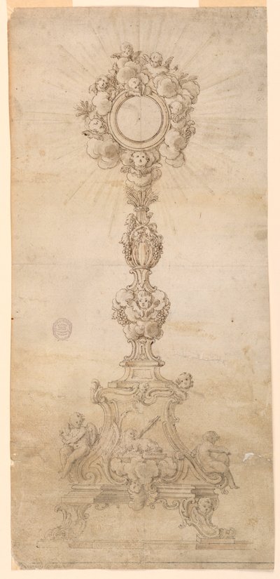 Tervezés Monstrance számára alternatív javaslatokkal alkotó: Unknown artist