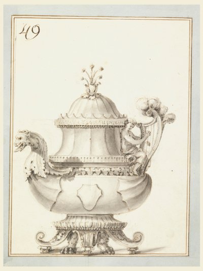 Tervezés teáskannához alkotó: Unknown artist
