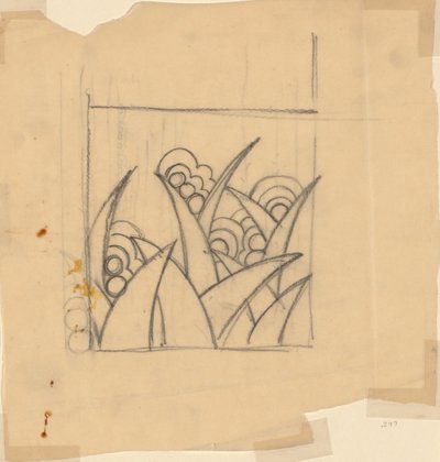 Textil vagy tapéta tervezése alkotó: Unknown artist