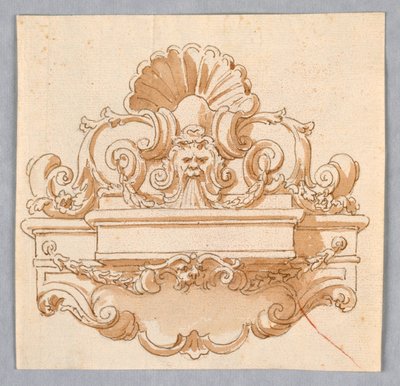 Fali szökőkút tervezése alkotó: Unknown artist