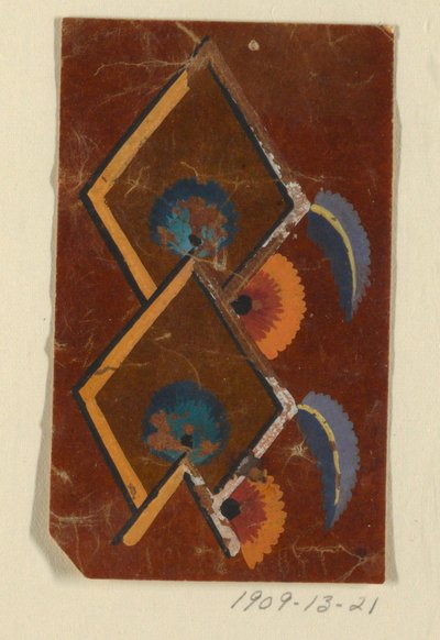 Tervezés szőtt szövethez alkotó: Unknown artist
