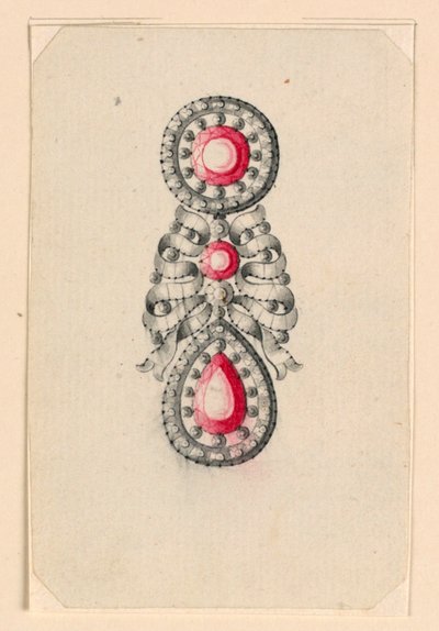 Fülbevaló kialakítása alkotó: Unknown artist