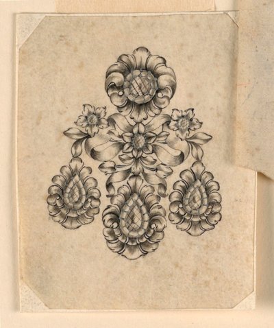 Fülbevaló kialakítása alkotó: Unknown artist