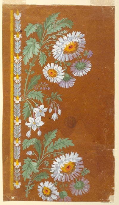 Tervezés hímzőszegélyhez alkotó: Unknown artist