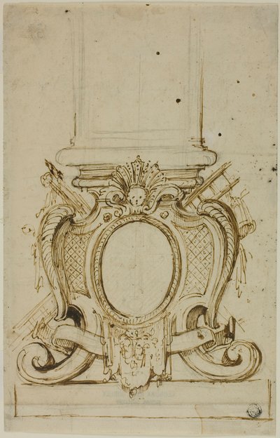 Tervezés egy talapzat alapjához alkotó: Unknown artist