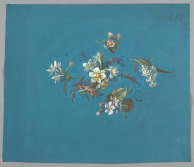 Design tapéta és textil, virág alkotó: Unknown artist