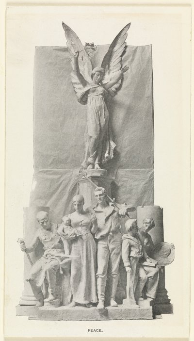A Béke szobor részlete a Dewey Arch-on, Madison Square, New York alkotó: Unknown artist