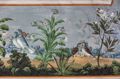 Galambok és virágok, 3743687 részlet (freskó) alkotó: Unknown artist