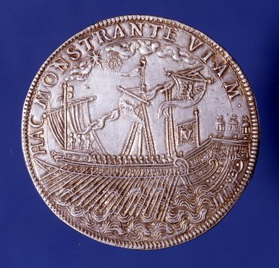 Vincenzo Gonzaga ducat (Vincent Gonzague) (1562 - 1612), Mantova hercege egy gályát ábrázol. alkotó: Unknown artist