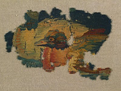 Kacsafej egy nagy függönyből alkotó: Unknown artist