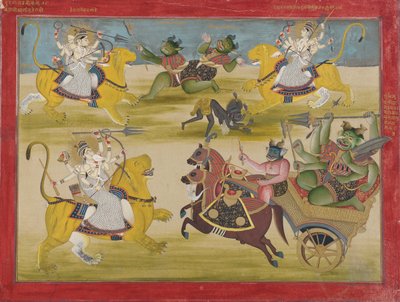 Durga harcban a Rakshasa