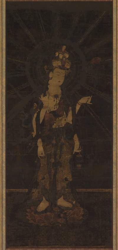Tizenegyfejű Kannon alkotó: Unknown artist