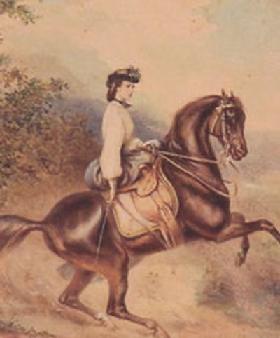 Erzsébet osztrák császárné és magyar királyné (1837. december 24. - 1898. szeptember 10.) (illusztráció) alkotó: Unknown artist