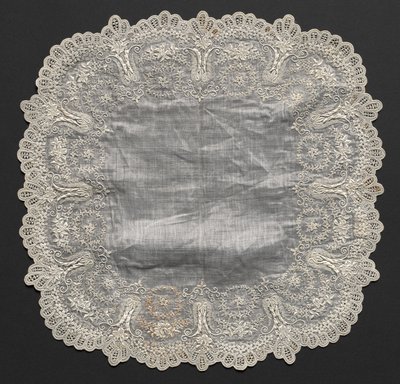 Hímzett zsebkendő alkotó: Unknown artist