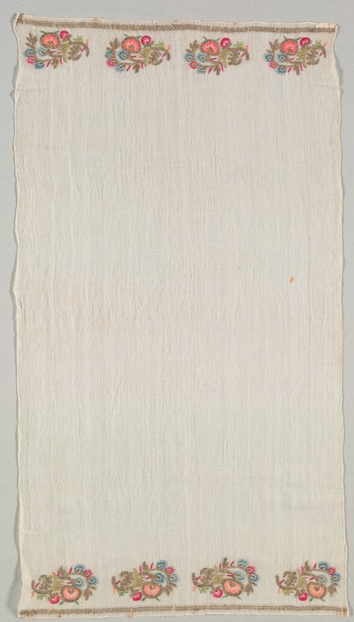 Hímzett törölköző (Peshkir) alkotó: Unknown artist