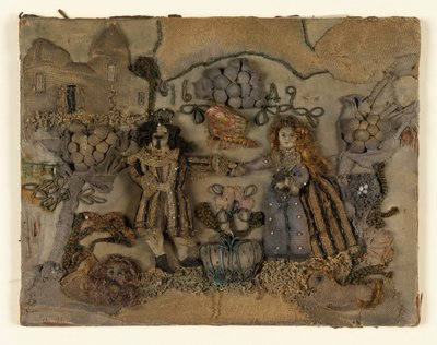 Hímzett kép alkotó: Unknown artist