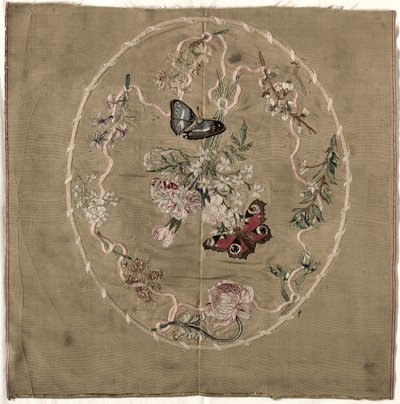 Hímzés Fire Screen-hez alkotó: Unknown artist