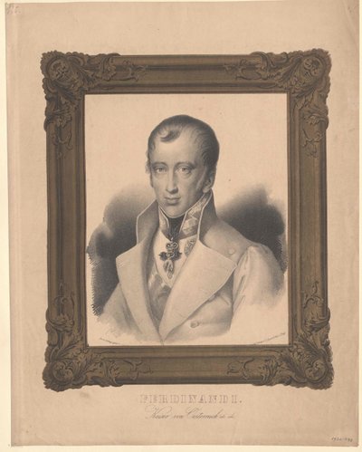 I. Ferdinánd osztrák császár (nyomtatás) alkotó: Unknown artist