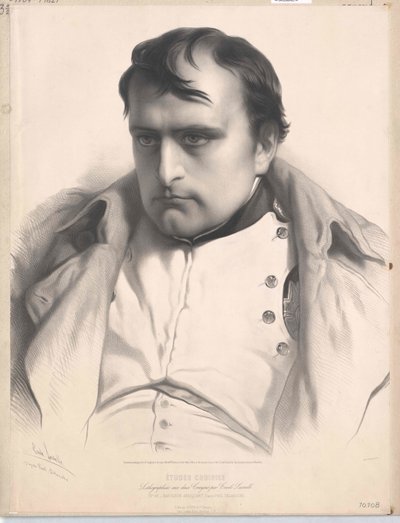 I. Bonaparte Napóleon francia császár (nyomtatás) alkotó: Unknown artist