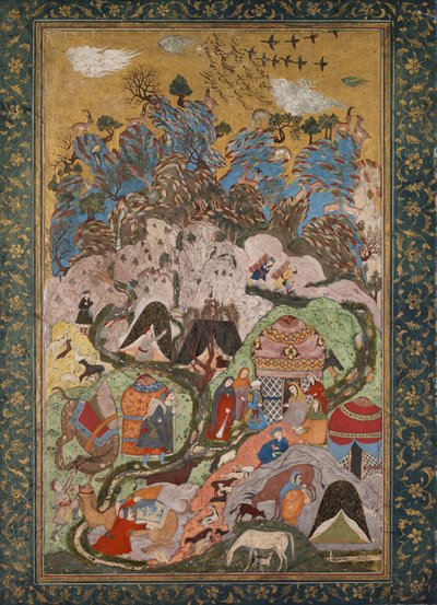 Táborozás a hegyekben alkotó: Unknown artist