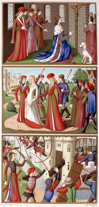 VII. Károly és Jeanne d