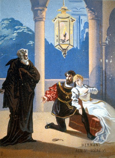 Ernani – Giuseppe Verdi, V. felvonás, 6. jelenet. alkotó: Unknown artist
