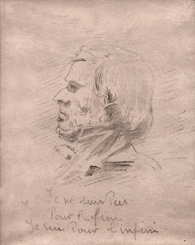 Eugene Delacroix. (rajz, 1850 körül) alkotó: Unknown artist