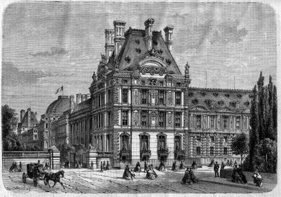 A Pavillon de Flore, a Palais des Tuileries és a párizsi Galerie du bord de l