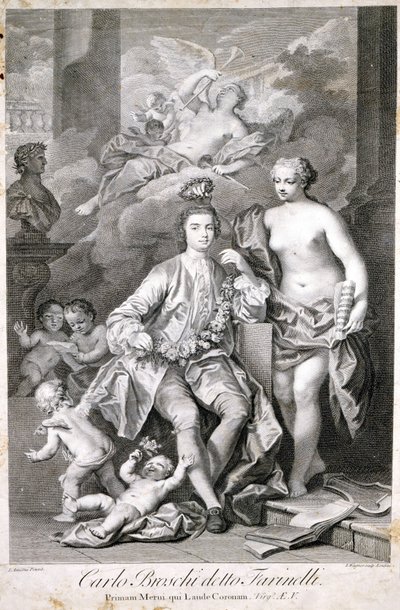Farinelli (Carlo Broschi, 1705-1782). alkotó: Unknown artist