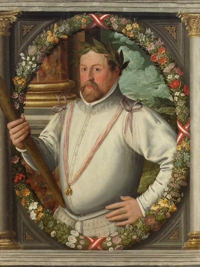 II. Ferdinánd tiroli (Habsburg), Ausztria főhercege – II. Ferdinánd (1529-1595), osztrák főherceg, névtelen arcképe. Olaj, vászon, c. 1573. Művészettörténeti Múzeum, Bécs alkotó: Unknown artist