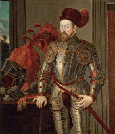 II. Ferdinánd tiroli (Habsburg), Ausztria főhercege – II. Ferdinánd (1529-1595), osztrák főherceg, névtelen arcképe. Olaj, vászon, kb. 1557. Művészettörténeti Múzeum, Bécs alkotó: Unknown artist
