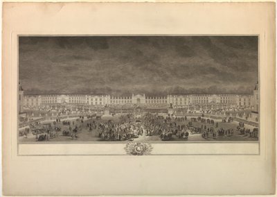 Fesztivál a francia XV. Lajos tiszteletére alkotó: Unknown artist