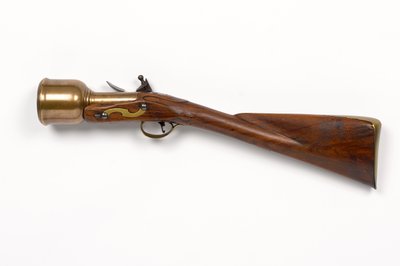 Flintlock kézi habarcs 1760-1770 körül (mozsár, kézi, kovakő) alkotó: Unknown artist