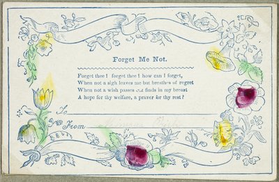 Forget Me Not (Valentin) alkotó: Unknown artist