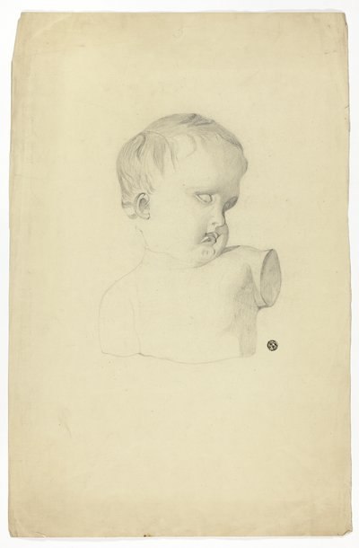 Gyermek mellszobrának töredéke alkotó: Unknown artist