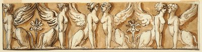 Frieze szfinxekkel alkotó: Unknown artist