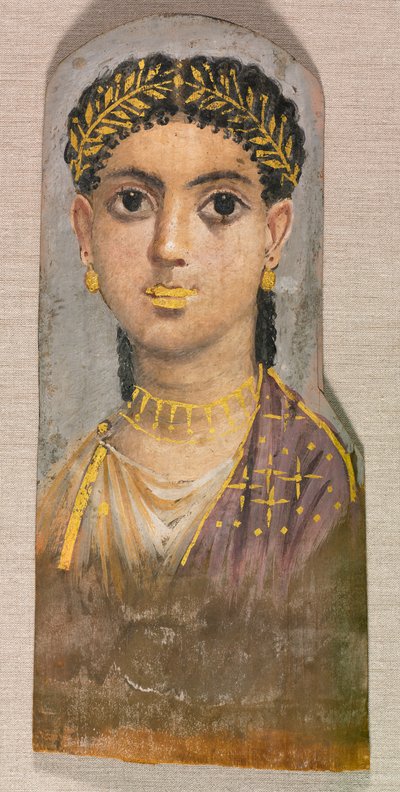 Egy fiatal lány temetési portréja alkotó: Unknown artist