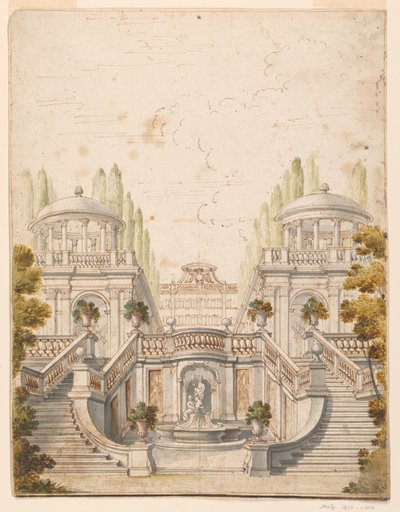 Kert és Villa alkotó: Unknown artist