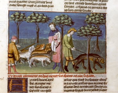 Gaston Phoebus, A vadászati szerződés alkotó: Unknown artist