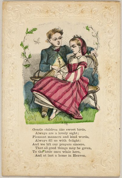 Szelíd gyermekek, mint az édes madarak (Valentin) alkotó: Unknown artist