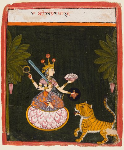 Mangala istennő, egy Devi sorozatból alkotó: Unknown artist