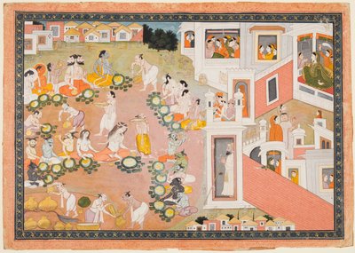 Gods, Rishis, and Demons at the Feast of Rama’s Birth, from a Ramayana   1312647   hu       hungarian Successfully Translated  Original: De barmhartige Samaritaan helpt de gewonde man op zijn ezel Gelijkenis van de barmhartige Samaritaan (series title) Tra alkotó: Unknown artist